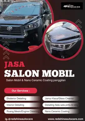 Salon mobil panggilan/poles mobil panggilan/salon mobil/nano coating