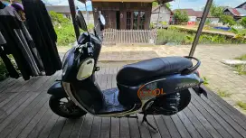 jual scoopy warna biru cream tahun 2022