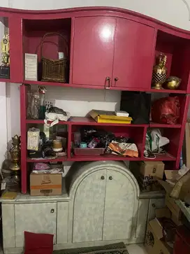 Dijual Lemari Ruang Tamu Bahan Kayu Jati