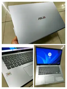 Dijual laptop Asus Vivobook Silver AMD athlon Ram 8GB DDR4 SSD 256