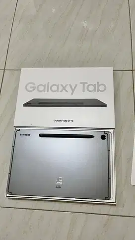 Dijual rugi Tab Samsung S9 fe wifi only 6/128