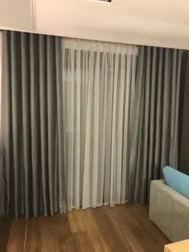 Jual tirai jendela gordyn hordeng gorden wallpaper dinding rollblind v