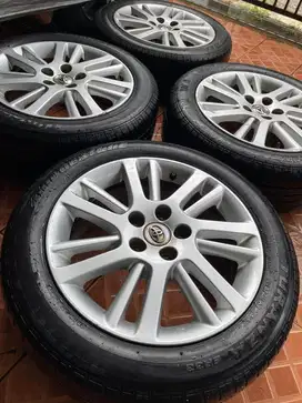 Velg Camry R17 + Ban Alphard Harrier Lexus Voxy Innova Rush Crown Mark