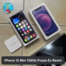 iPhone 12 Mini 128Gb Purple Ex Resmi langkah