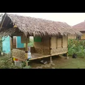 Saung bambu mini malis