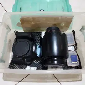 Kamera canon 250d dan lensa canon 24-70 2.8 L USM