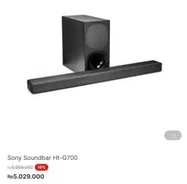 Sony Mini soundbar ht-g700