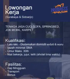 Tenaga Cuci Sofa