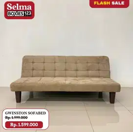 Sofa tidur bahan bludru