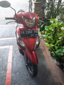 HONDA SPACY KARBU TERAWAT DGN BAGUS '11 PAJAK BARU BLN 6 MERAH HITAM