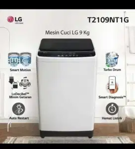 Mesin cuci LG 9 kg . 1 tabung