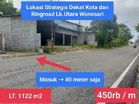 Tanah dijual murah di budegan kota wonosari gunungkidul strategis