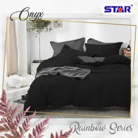 Seprei polos katun dingin warna hitam