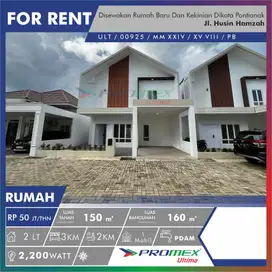 Disewakan Rumah 2 Lantai Cantik Dan Siap Huni Dikota Pontianak