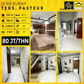 80 jt nego disewakan rumah di daerah pasteur dkt mall BTC lt 255 lb350