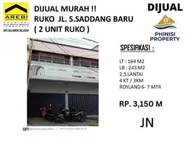 RUKO JLN.SUNGAI SADDANG BARU