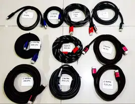 HDMI 1 meter hitam  harga  3600/pcs  minimal 200 pcs