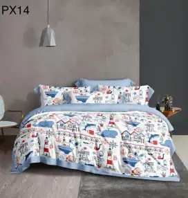 Sprei tencel bamboo motif anak