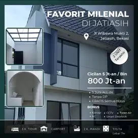 DIJUAL CEPAT RUMAH 2 LANTAI DI JATIASIH BEKASI