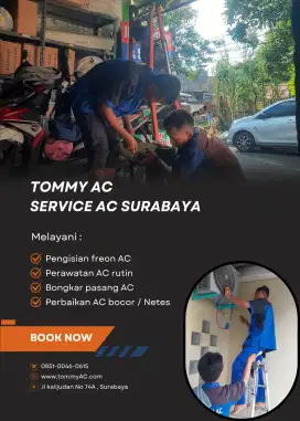 Jasa service AC panggilan wilayah surabaya