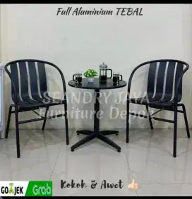 SEANDRY JAYA Furniture Depok/Kursi Teras/Plastik/Kayu/Besi/Alumunium