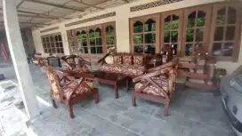 Kursi sofa kayu empuk kuat MURAH