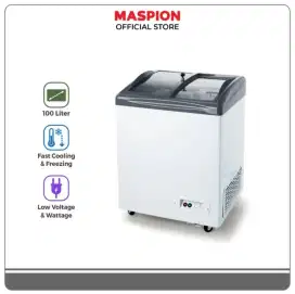 BOX FREEZER SLIDING MASPION 100 LITER UFH-100C CHEST FREEZER SLIDING