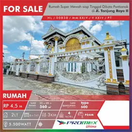 Dijual Rumah Mewah Ala India Area Pontianak Timur