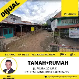 DIJUAL TANAH + BANGUNAN SEKIP