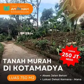 TANAH LUAS MURAH DIKOTAMDYA DIJUAL CEPAT NEGO SAMPAI DEAL