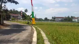 VIEW SAWAH: 100 Jt-an Tanah Dijual Sleman, 1 Menit Jl. Godean