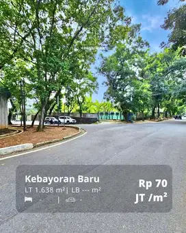 Kebayoran Baru tanah luas lokasi strategis