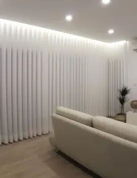 Jual tirai jendela gordyn hordeng gorden wallpaper dinding rollblind v