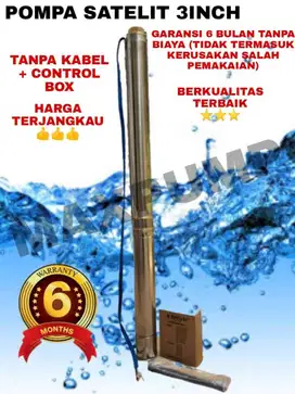 MAXPUMP Pompa Submersible Casing Pipa 3inch Pompa Satelit Sumur Dalam