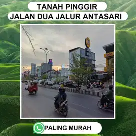 TANAH PINGGIR JALAN ANTASARI DJUAL MURAH