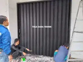 Pintu lipat geser / folding gate berkualitas, pasang service tepercaya