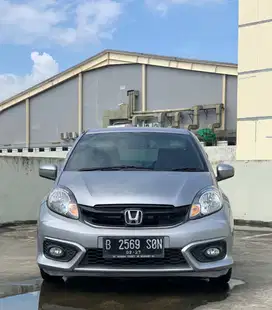 Honda Brio E AT 2017 Silver Automatic CVT Ganjil Low Km