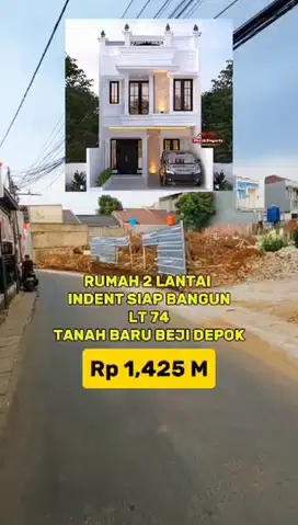 Rumah Strategis Modern Clasik Beji Tanah Baru