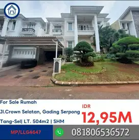 LELANG RUMAH PHG  CROWN GADING SERPONG