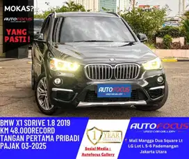 Tdp50JT BMW X1 SDRIVE 1.8i AT Hitam NIK 2019 Low KM