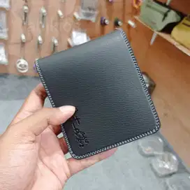 kerajinan dompet good kulit hitam pria do5 sehari-hari