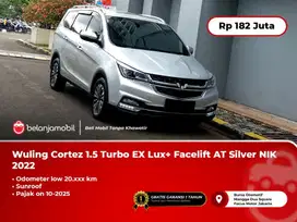 [ LOW KM ] Wuling Cortez 1.5 Turbo EX Lux+ AT Silver 2022/2023