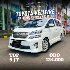 [PROMO TDP 5JT] TOYOTA VELLFIRE 2.4 ZG PREMIUM SOUND A/T NIK 2013