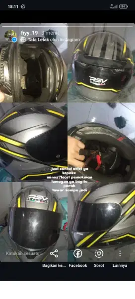 Jual Helm rsv ff300