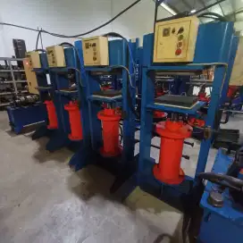 Dijual mesin hotpress karet  4 unit