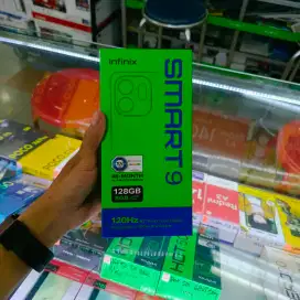 Infinix Smart 9 ram 4/128gb New segel garansi resmi bisa TT Kredit