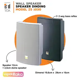 Speaker Dinding / Universal TOA | TOA ZS-1030 B/W ORIGINAL!!