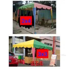 Tenda kafe dan tenda kafe (bs antar skitr medan)