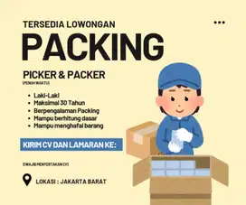 LOWONGAN PACKING / PACKER STAF OLSHOP ONLINE SHOP