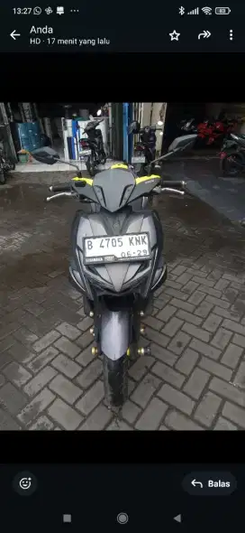 Aerox 155.tahun 2019.Pajak on.km low